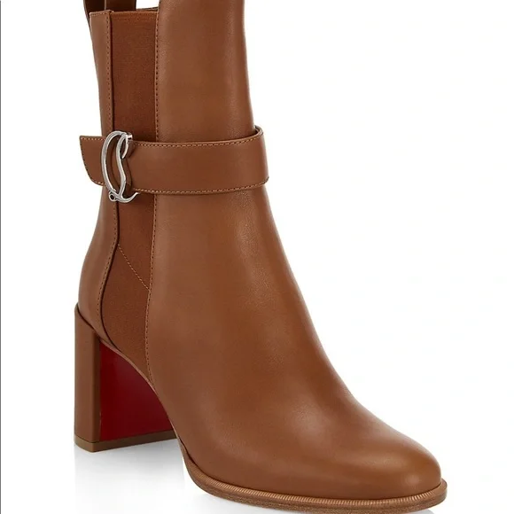 Christian Louboutin Leather 70 Chelsea Booties